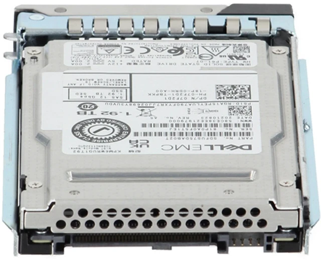 Alt view image 4 of 5 - (NOT FOR HOME PC!) Dell 1.92TB 12/24Gbps SAS RI TLC SED FIPS 2.5 SSD KPM6WRUG1T92 CPO (7F2D1-CP1)