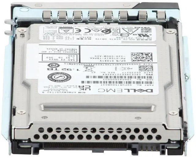 Alt view image 4 of 5 - (NOT FOR HOME PC!) Dell 1.92TB 24Gbps SAS MU TLC SED FIPS 2.5 SSD KPM6WVUG1T92 (1081V-CDL)