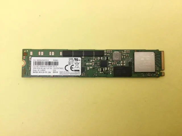 Alt view image 2 of 2 - Samsung PM983 960GB PCIe NVMe M.2 22110 Internal SSD MZ-1LB9600