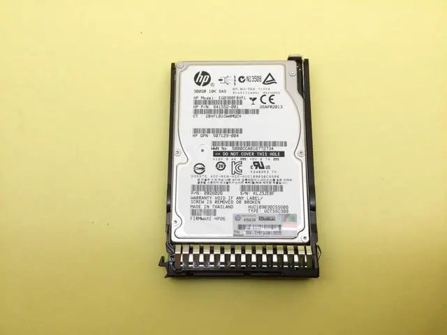 Alt view image 2 of 3 - (NOT FOR HOME PC!) 652564-B21 HPE 300GB SAS 6G ENTERPRISE 10K SFF (2.5IN) SC HDD 653955-001