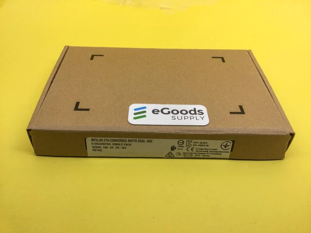 Alt view image 2 of 3 - Intel E10G42BFSR Ethernet 10GB 2-Port PCIe Server Adapter X520-SR2