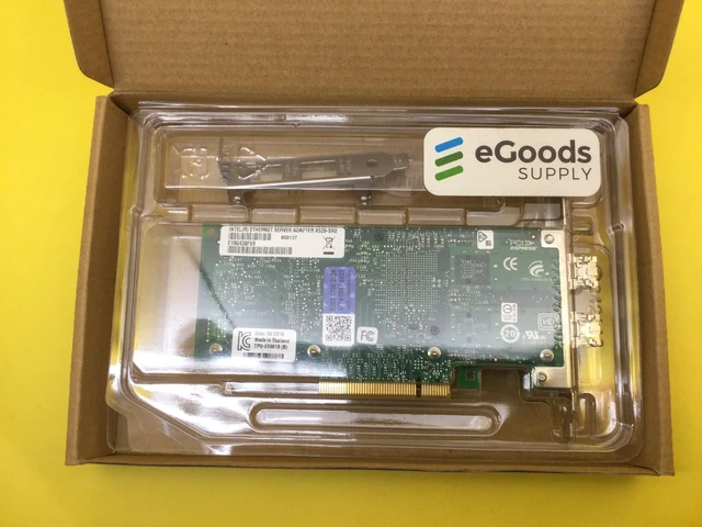 Alt view image 3 of 3 - Intel E10G42BFSR Ethernet 10GB 2-Port PCIe Server Adapter X520-SR2