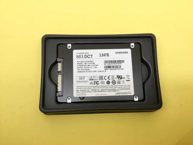 Alt view image 4 of 4 - Samsung 883 DCT 3.84TB SATA 6Gb/s V-NAND 2.5in Internal SSD MZ-7LH3T8N