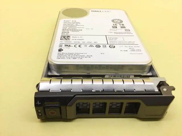 Alt view image 2 of 3 - 39XRY DELL EMC 16TB 7.2K RPM SATA 6Gbps 3.5in 512e HDD 039XRY ST16000NM005G