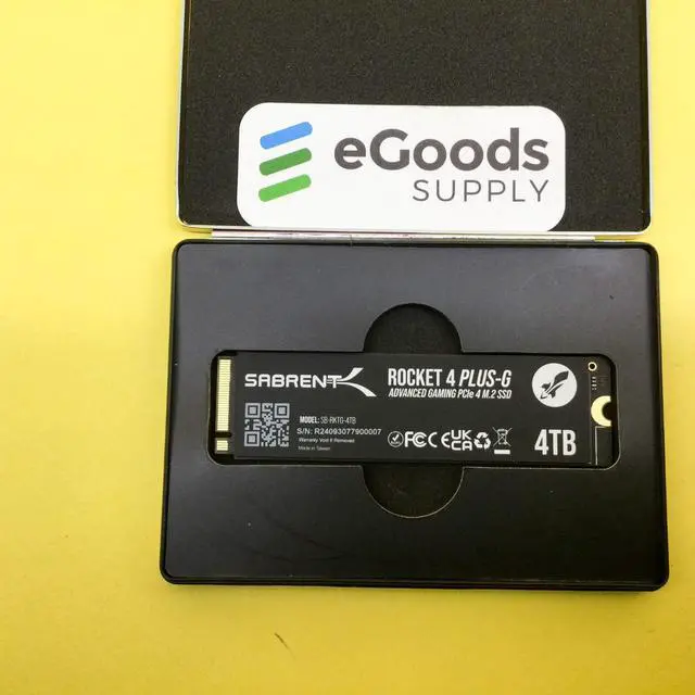 Alt view image 3 of 4 - SABRENT Rocket 4 Plus-G 4TB M.2 2280 PCIe NVMe Gaming SSD SB-RKTG-4TB