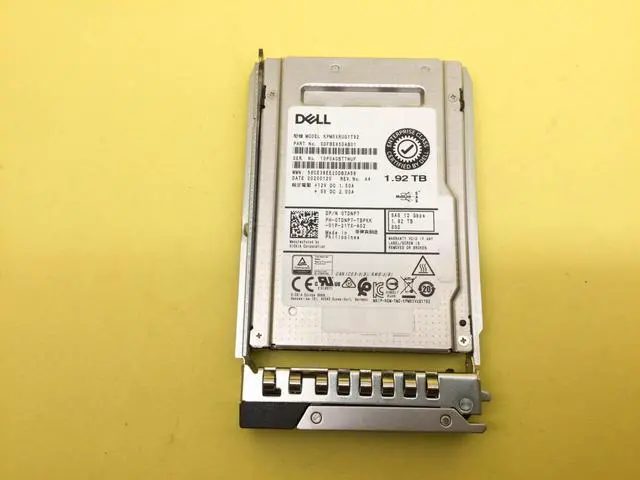 Main image of (NOT FOR HOME PC!) TDNP7 Dell 1.92TB SAS 12Gb/s Read Intensive 2.5'' SSD KPM5XRUG1T92 w/ Gen 14th