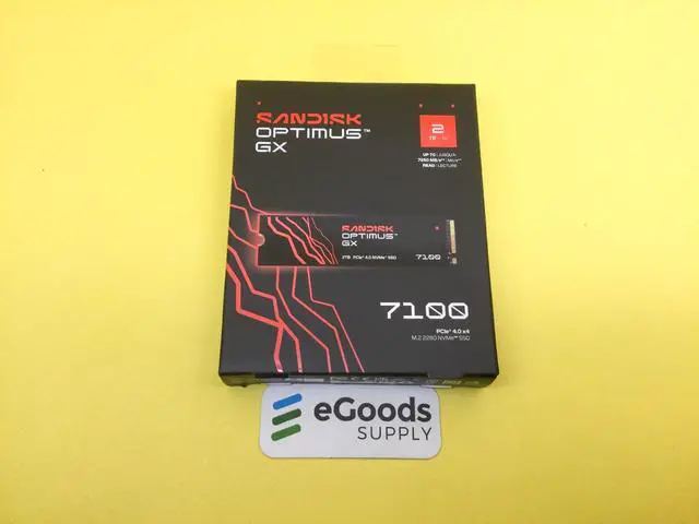 Main image of SDSP71200TAN-000G1 Sandisk Optimus GX 7100 2TB PCle 4.0 x4 M.2 2280 NVMe SSD