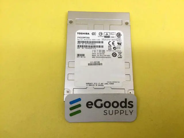 Alt view image 2 of 2 - (NOT FOR HOME PC!) Toshiba 800GB SAS 12Gbps 2.5in SSD PX02SMF080
