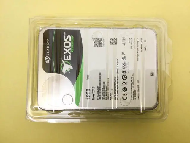 Main image of (NOT FOR HOME PC!) Seagate Exos X12 12TB 7.2K SAS 12Gbps 3.5'' Hard Drive HDD ST12000NM0027