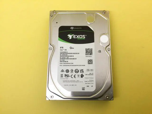 Alt view image 2 of 2 - (NOT FOR HOME PC!) Seagate Exos 7E8 8TB 7.2K SAS 12Gbps 3.5in HDD ST8000NM001A