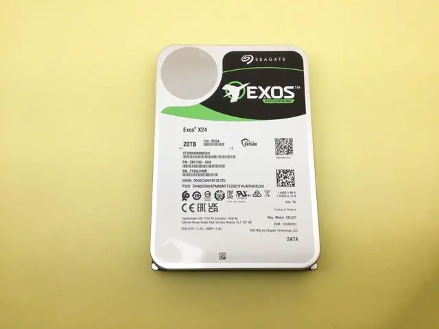 Alt view image 2 of 3 - Seagate Exos X24 20TB 7200 RPM SATA 6Gb/s 3.5" Internal HDD ST20000NM002H