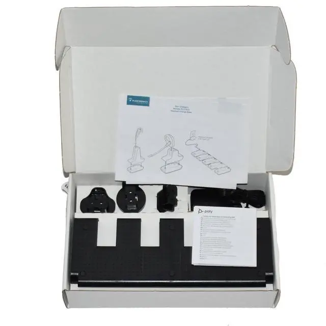 Alt view image 2 of 7 - Poly Savi 8200 5-Bay Charge Base Rack + PSU Adapter 85R88AA 215219-02
