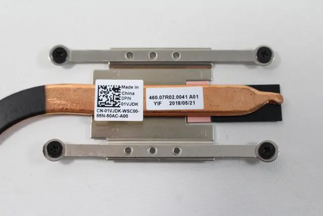 Alt view image 3 of 3 - Lot 5 Dell Inspiron 13 5378 13.3"Genuine CPU Cooling Heatsink 1VJDK 01VJDK