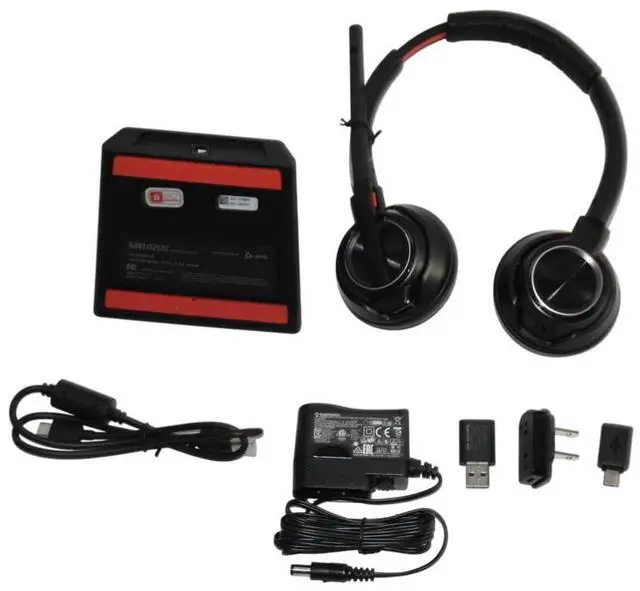 Main image of Poly Savi 8220 UC Wireless DECT Stereo Headset Microsoft Teams Certified 77Y82AA