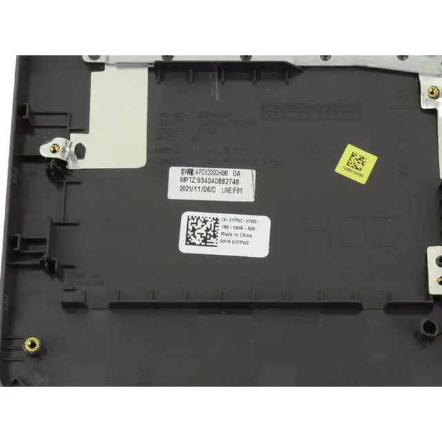 Alt view image 4 of 5 - Dell Inspiron 3501 3505 Palmrest w/ Spanish Keyboard Assembly 7XY01