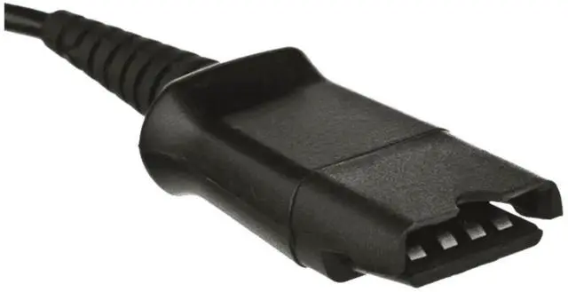 Alt view image 2 of 7 - Poly EncorePro HW510 Mono Wired Headset QD Noise Canceling 783Q1AA#ABA