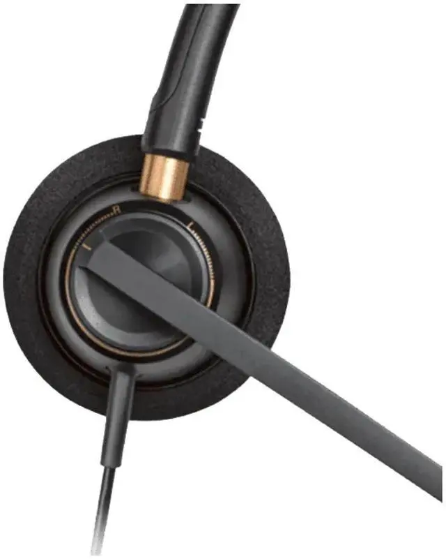 Alt view image 3 of 7 - Poly EncorePro HW510 Mono Wired Headset QD Noise Canceling 783Q1AA#ABA