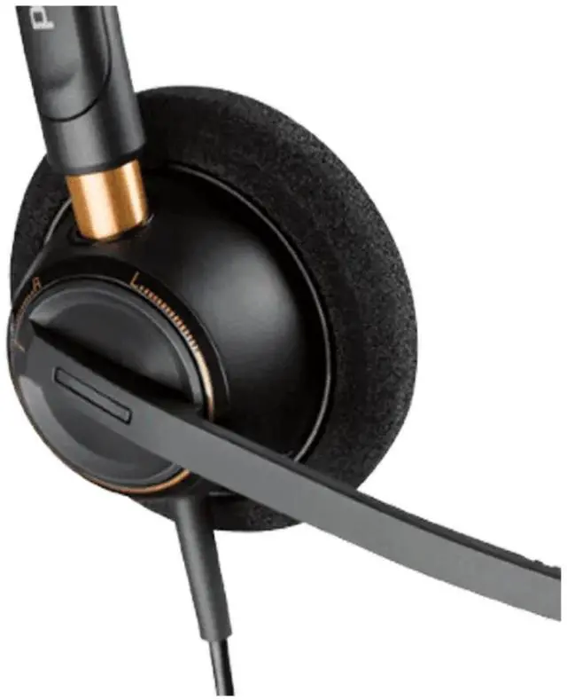 Alt view image 4 of 7 - Poly EncorePro HW510 Mono Wired Headset QD Noise Canceling 783Q1AA#ABA