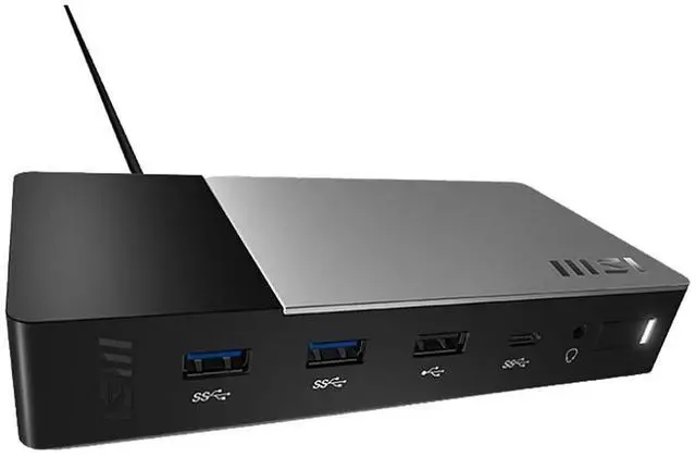 Alt view image 4 of 7 - MSI USB-C Gen2 Docking Station MS-1P15 4K HDMI DP LAN 10Gbps No Power Adapter