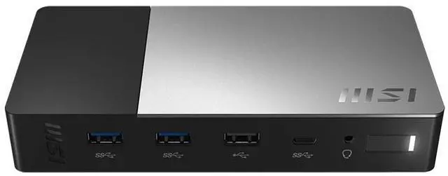 Alt view image 3 of 7 - MSI USB-C Gen2 Docking Station MS-1P15 4K HDMI DP LAN 10Gbps No Power Adapter