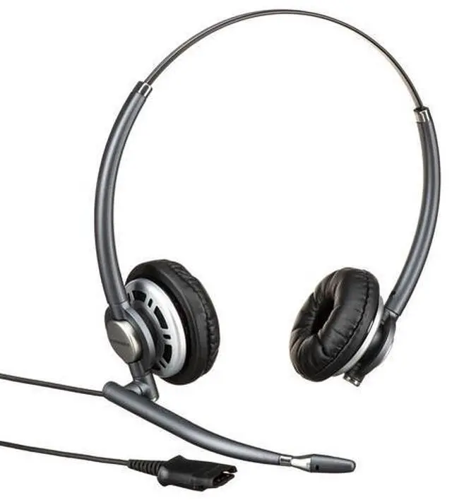 Alt view image 5 of 6 - Poly EncorePro HW720 Stereo Binaural Headset QD Wired Mic Black 805H6AA