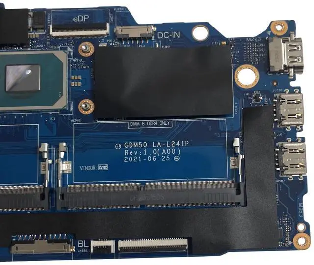 Alt view image 3 of 4 - Dell Inspiron 15 3511 Intel Core i3-1115G4 GDM50 LA-L241P DDR4 Motherboard 5PD08