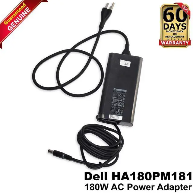 Main image of Dell Vostro 15 7570 180W 19.5V 9.23A Laptop AC Power Adapter HA180PM181 1HKJ6