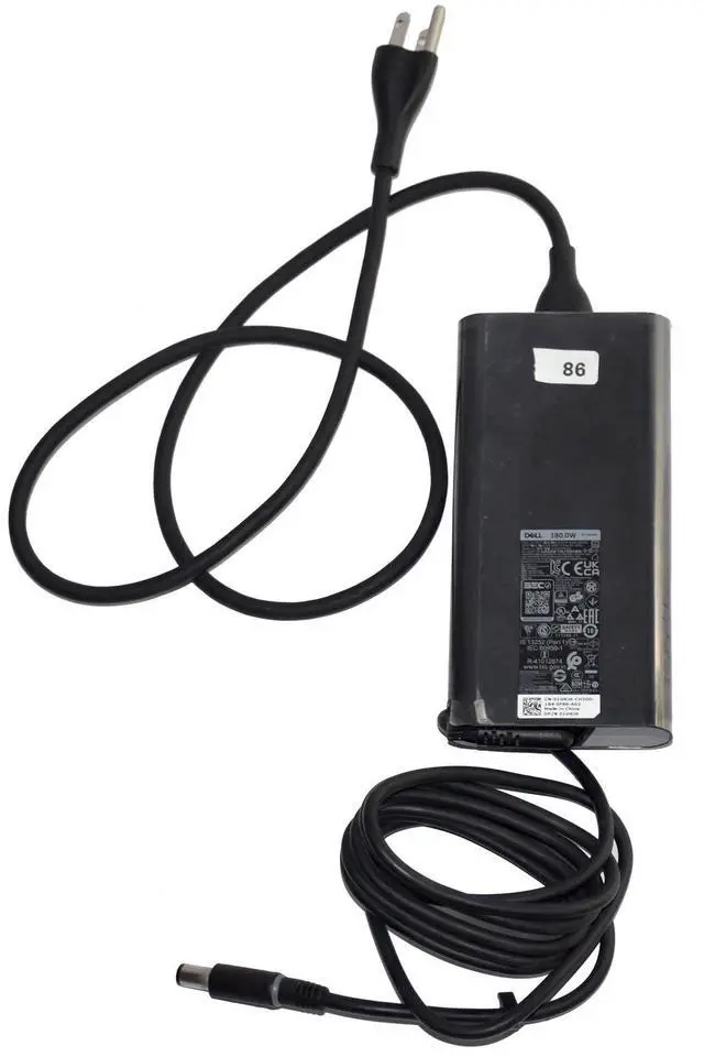 Alt view image 4 of 5 - Dell Vostro 15 7570 180W 19.5V 9.23A Laptop AC Power Adapter HA180PM181 1HKJ6