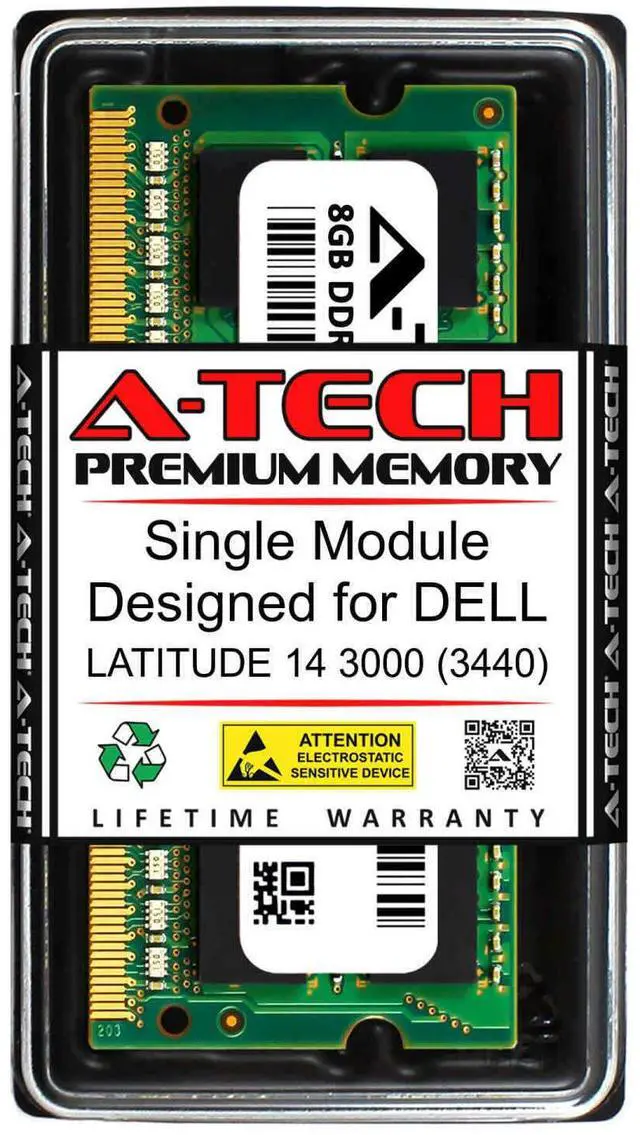 Main image of 8GB PC3L-12800 Dell Latitude 3570 7350 3340 3550 7250 3460 E5250 3440 Memory RAM