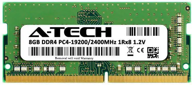 Alt view image 2 of 2 - 8GB DDR4 PC4-19200 SODIMM Replacement for Micron MTA8ATF1G64HZ-2G3H1 Memory RAM