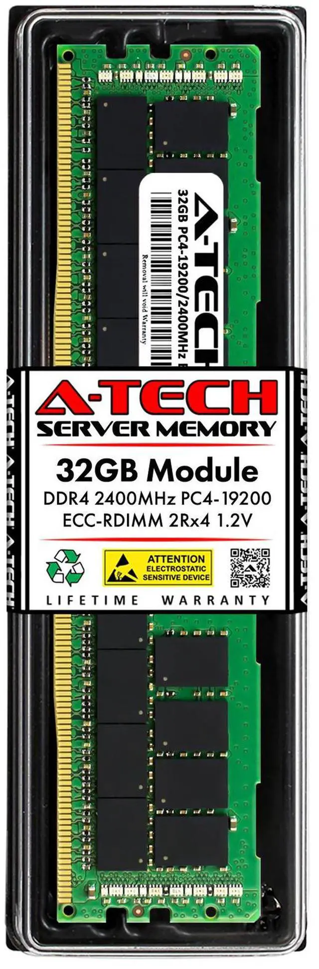 Main image of 32GB 2Rx4 PC4-2400 RDIMM Tyan Thunder CX TN200B7108-X4L SX TN70EB7106 Memory RAM