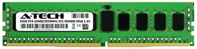 Alt view image 2 of 2 - (NOT FOR HOME PC!) 16GB DDR4 PC4-23400R ECC RDIMM Replacement for Hynix HMA82GR7CJR8N-WM Memory RAM