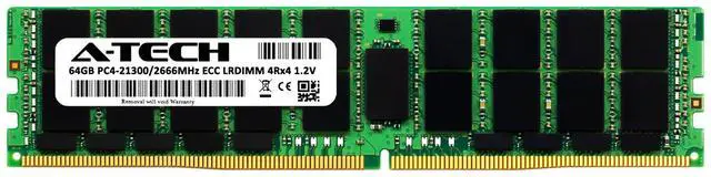 Alt view image 2 of 5 - (NOT FOR HOME PC!) 64GB DDR4 PC4-21300L ECC LRDIMM Replacement for Lenovo 01AG622 Server Memory RAM