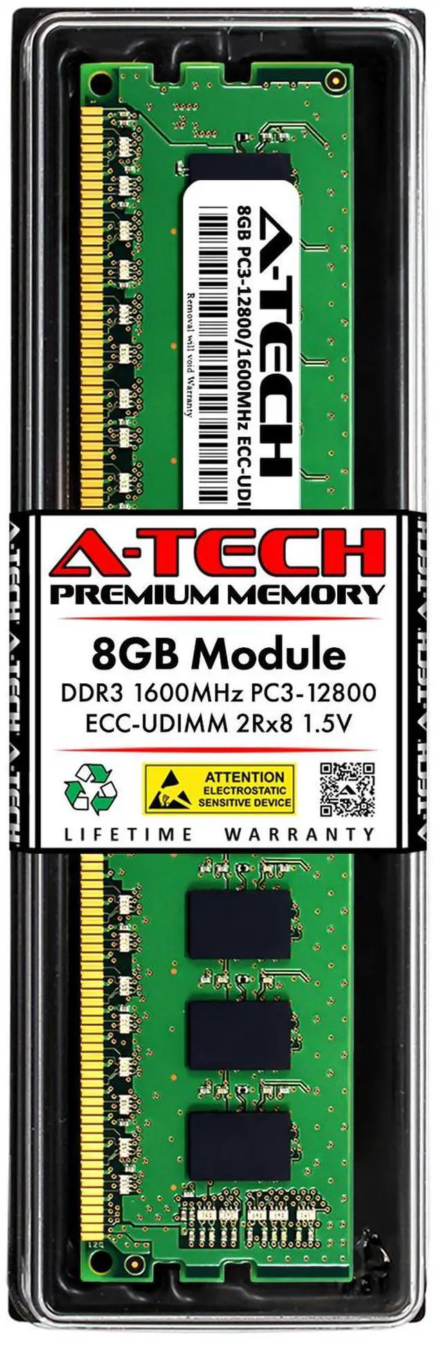 Main image of (NOT FOR HOME PC!) 8GB 2Rx8 PC3-12800E ECC UDIMM Synology RS18016xs+ RS3413xs+ RS3614xs+ Memory RAM