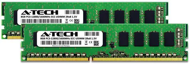 Alt view image 2 of 4 - (NOT FOR HOME PC!) 16GB 2x 8GB PC3-12800E ECC UDIMM Intel DH61CR DZ77GAL-70K DZ77RE-75K Memory RAM
