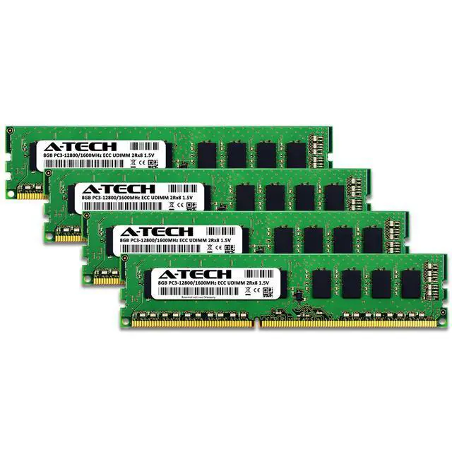 Alt view image 2 of 4 - (NOT FOR HOME PC!) 32GB 4x 8GB PC3-12800E ECC UDIMM Synology RS3614xs+ Memory RAM
