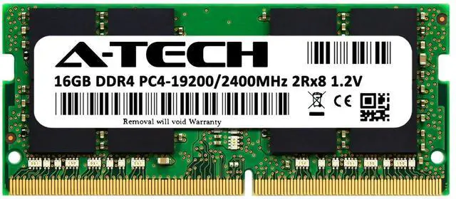 Alt view image 2 of 2 - 16GB DDR4 PC4-19200 SODIMM (Replacement for Kingston KCP424SD8/16) Memory RAM