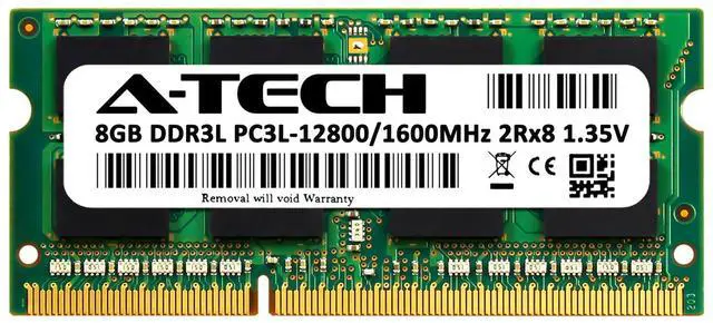 Alt view image 2 of 7 - 8GB PC3L-12800S ASUS Q302LA Q501LA Q502LA Q550LF R510LA R552JV S500CA Memory RAM