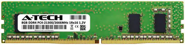 Alt view image 2 of 2 - 8GB DDR4 PC4-21300 DIMM Replacement for Kingston KVR26N19S6/8 Desktop Memory RAM