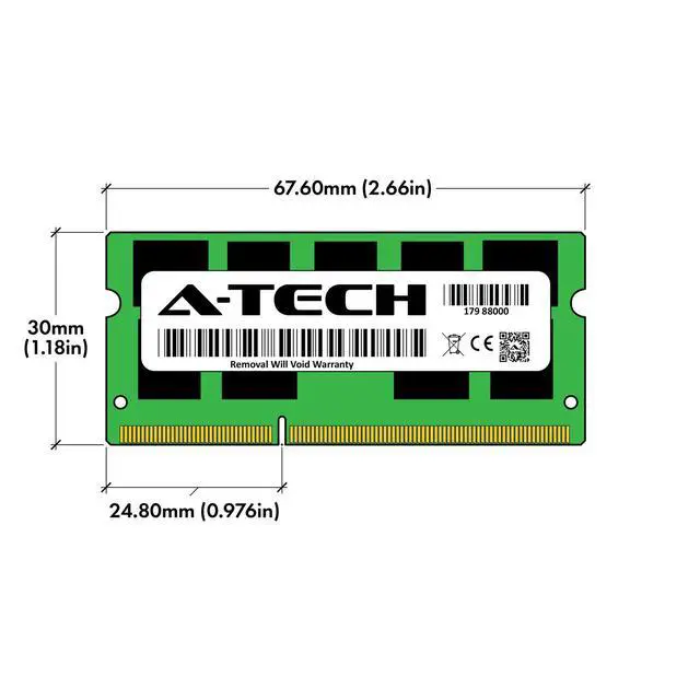 Alt view image 5 of 5 - (NOT FOR HOME PC!) 8GB PC3-12800 ECC SODIMM (Replacement for Micron MT18KSF1G72HZ-1G6) Memory RAM