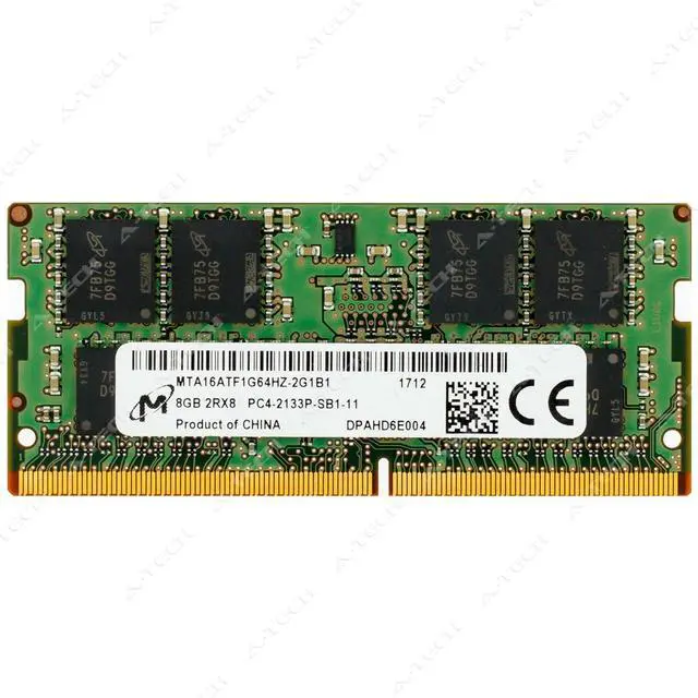 Alt view image 2 of 3 - Crucial 8GB DDR4 2133 MHz PC4-17000 SODIMM Laptop Memory RAM 1x (CT8G4SFD8213)