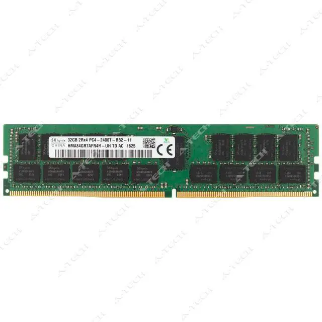 Main image of (NOT FOR HOME PC!) Hynix 32GB DDR4-2400 PC4-19200 2Rx4 ECC RDIMM Server Memory RAM HMA84GR7AFR4N-UH