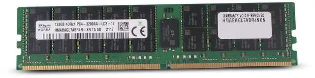 Alt view image 2 of 5 - (NOT FOR HOME PC!) SK Hynix 128GB 4Rx4 DDR4 3200MHz HMABAGL7ABR4N-XN PC4-3200AA ECC LRDIMM RAM