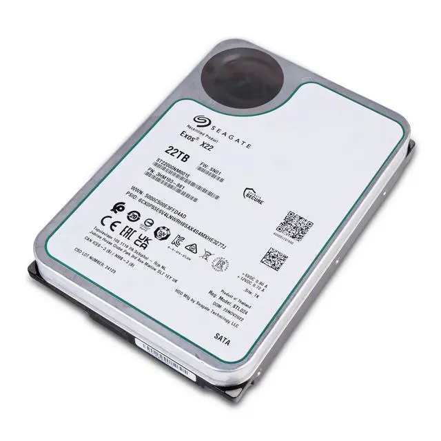 Alt view image 6 of 7 - Seagate Exos X22 22TB ST22000NM001E 7.2K RPM SATA 6Gb/s 512e/4Kn 3.5" HDD