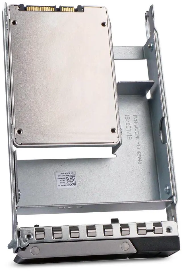 Alt view image 5 of 7 - Dell 3.84TB SATA 6Gb/s 3D TLC 1 DWPD 3.5" Read Intensive SSD 03GDK0 Hybrid G16