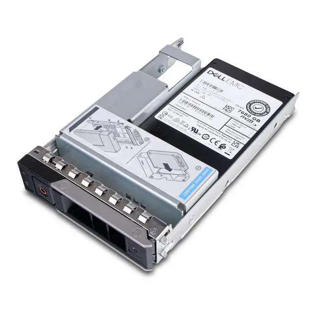 Alt view image 5 of 7 - Dell 7.68TB PCIe Gen 3.0 x4 4GB/s MLC U.2 NVMe 3.5" SSD 118000590-04 Hybrid G16