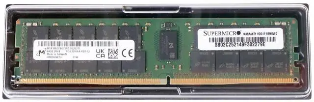 Alt view image 2 of 7 - (NOT FOR HOME PC!) Micron 64GB DDR4 3200MHz PC4-3200AA ECC RDIMM RAM For Dell PowerEdge R440 R750