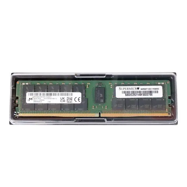 Alt view image 2 of 7 - (NOT FOR HOME PC!) Micron 64GB DDR4 3200MHz PC4-3200AA ECC RDIMM RAM For Dell PowerEdge R450 T150