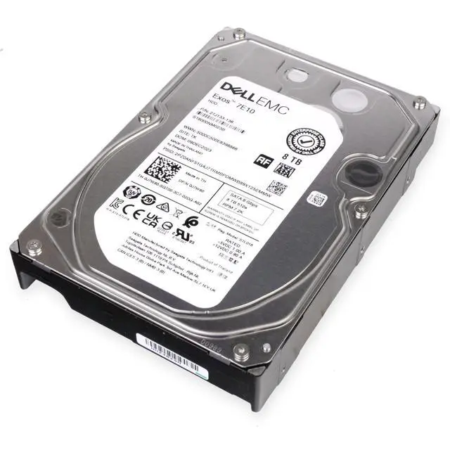 Alt view image 6 of 7 - Dell/Seagate Exos 7E10 8TB ST8000NM023B 7.2K RPM SATA 6Gb/s 512e 3.5" HDD
