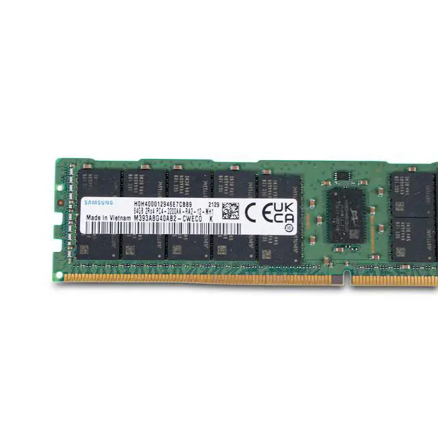 Alt view image 6 of 7 - Samsung 64GB DDR4 3200MHz M393A8G40AB2-CWECO 2Rx4 PC4-3200AA RDIMM Server RAM